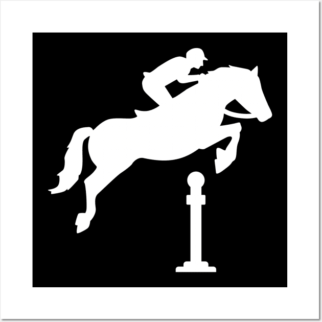 Show jumping Wall Art by Designzz